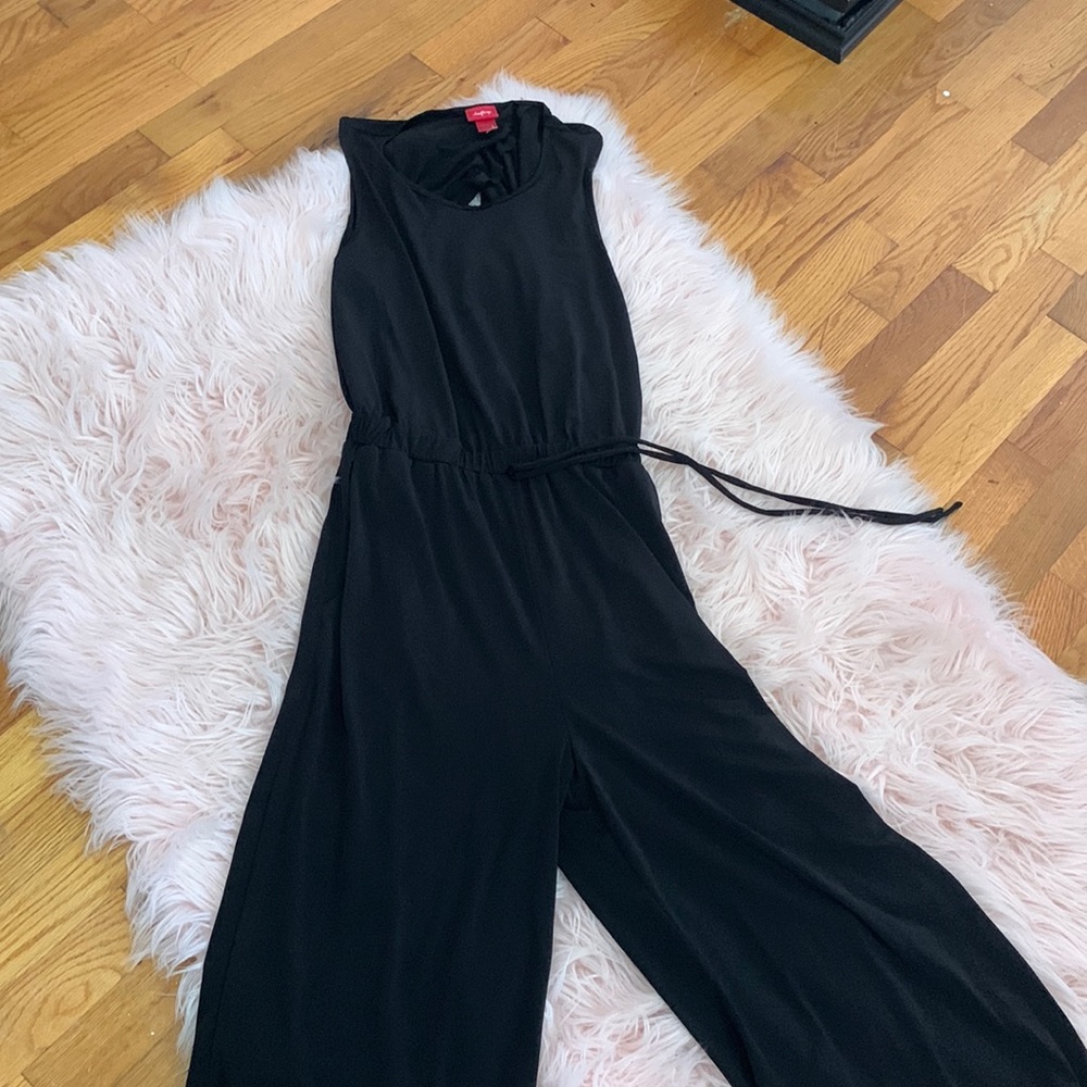 Daytrip, black jumpsuit, size medium, cutout back